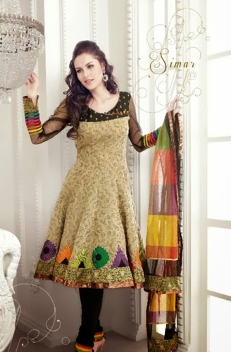 Salwar Kameez Designs 2012 New Frock with Churidar Pajama New